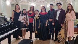 Участники проекта "Gənclərə dəstək" на сцене Тбилисской консерватории (ФОТО/ВИДЕО)