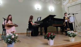 Участники проекта "Gənclərə dəstək" на сцене Тбилисской консерватории (ФОТО/ВИДЕО)