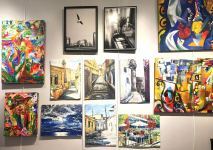 Цвета без границ – парижская публика в восторге от работ азербайджанских художников (ФОТО)