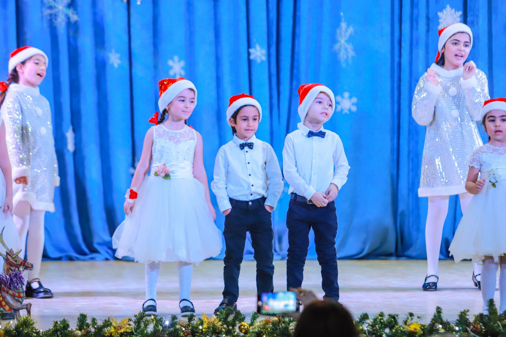 Новогодний праздник в Баку с песнями и танцами, сказочными персонажами (ВИДЕО, ФОТО)