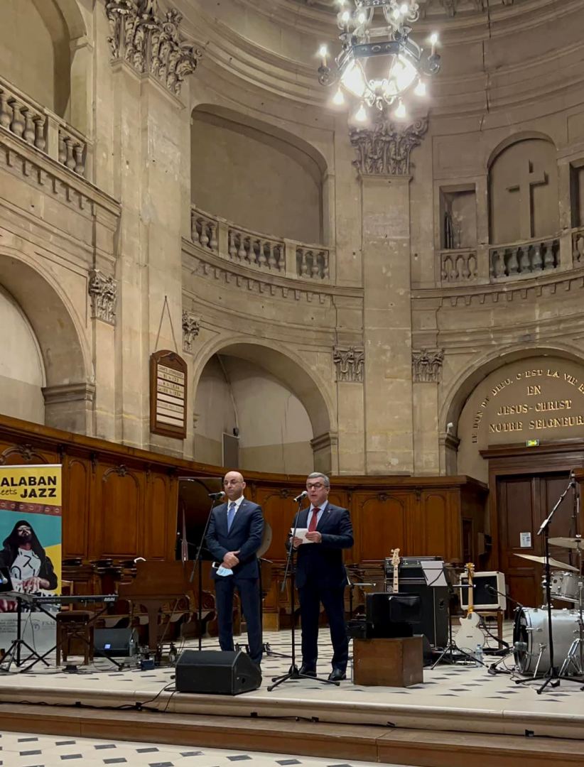 Азербайджанский этно-джаз прозвучал в протестантском храме Луврской оратории в Париже (ВИДЕО/ФОТО)