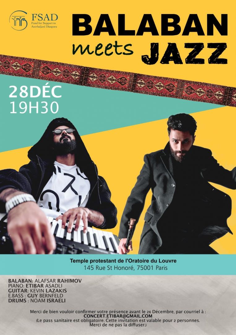 Азербайджанский этно-джаз прозвучал в протестантском храме Луврской оратории в Париже (ВИДЕО/ФОТО)