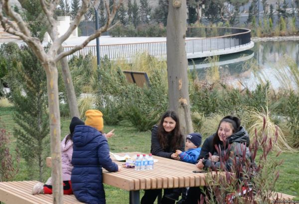 Жители Баку выражают благодарность Президенту Ильхаму Алиеву за реконструкцию парка «Низами Гянджеви» - Репортаж из парка (ФОТО/ВИДЕО)