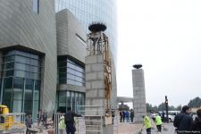 Перед Flame Towers в Баку прогремел взрыв (ФОТО/ВИДЕО)