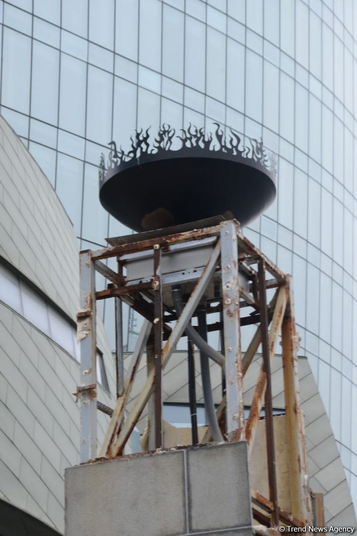 Перед Flame Towers в Баку прогремел взрыв (ФОТО/ВИДЕО)