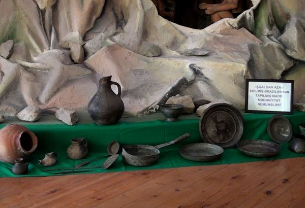 В ходе восстановительных работ на освобожденных от оккупации территориях Азербайджана  обнаружены исторические артефакты - репортаж Trend TV