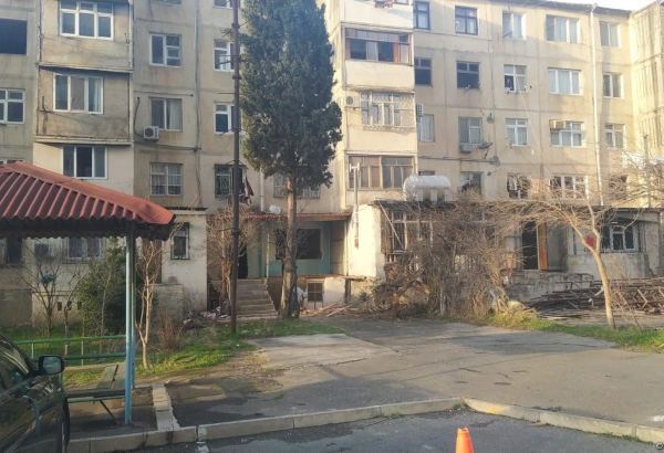 В одном из районов Баку начался снос ряда жилых домов (ФОТО)