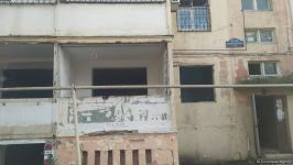 В одном из районов Баку начался снос ряда жилых домов (ФОТО)