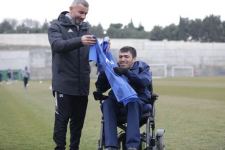 ФК "Карабах" осуществил самую большую мечту писателя с ограниченными возможностями здоровья (ФОТО)