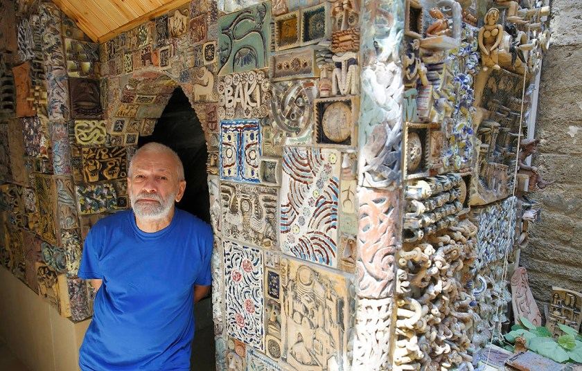 Удивительный дом в Ичери шехер, который создал Мир-Теймур Мамедов. Посвящается юбилею Мастера! (ФОТО)