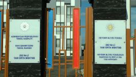 Жители поселка Бина выразили благодарность Президенту Ильхаму Алиеву и Первой леди Мехрибан Алиевой за создание Учебного и сервисного комплекса (ФОТО/ВИДЕО)