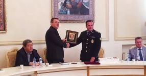 В Союзе писателей Азербайджана состоялась презентация исторического романа Юнуса Огуза "Uçurum"