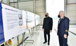 Президент Ильхам Алиев совершил поездку в город Гянджа (ФОТО/ВИДЕО)