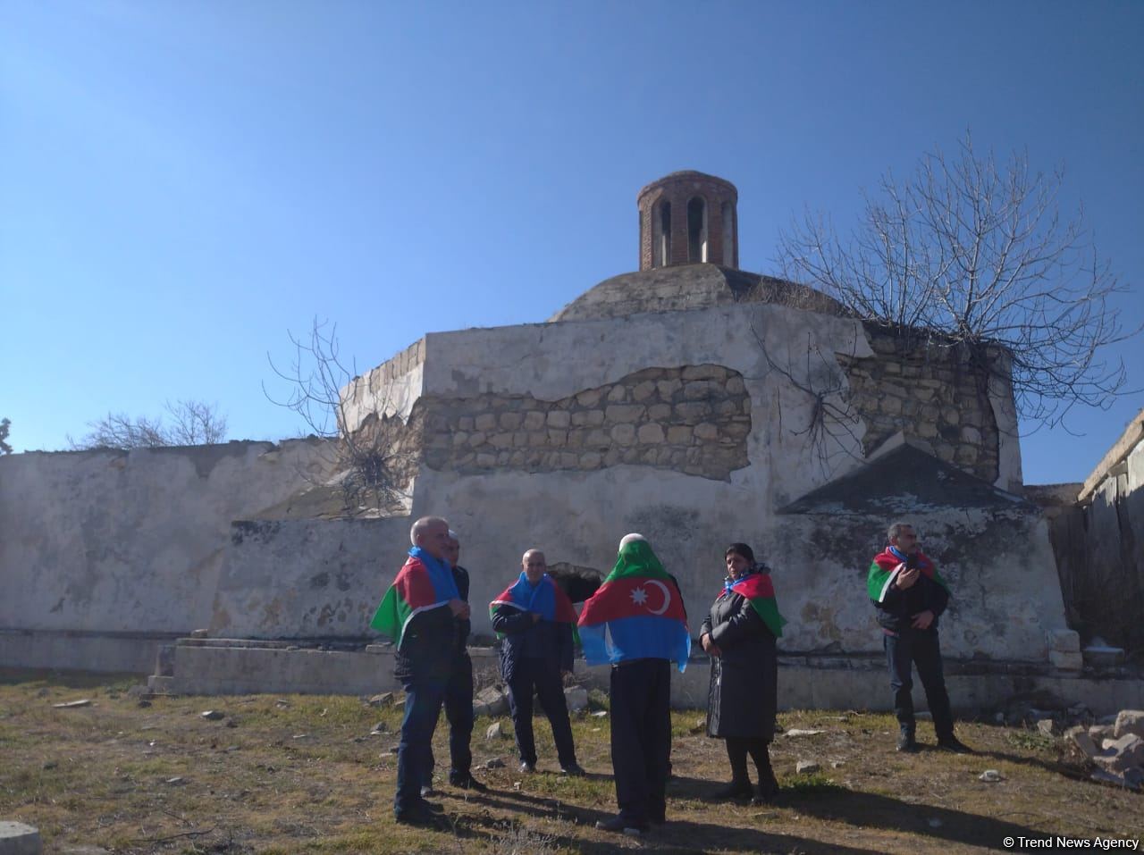 Очередной пассажирский автобус из Баку прибыл в Агдам (ФОТО)