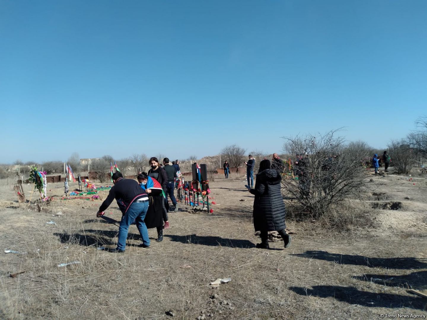 Очередной пассажирский автобус из Баку прибыл в Агдам (ФОТО)