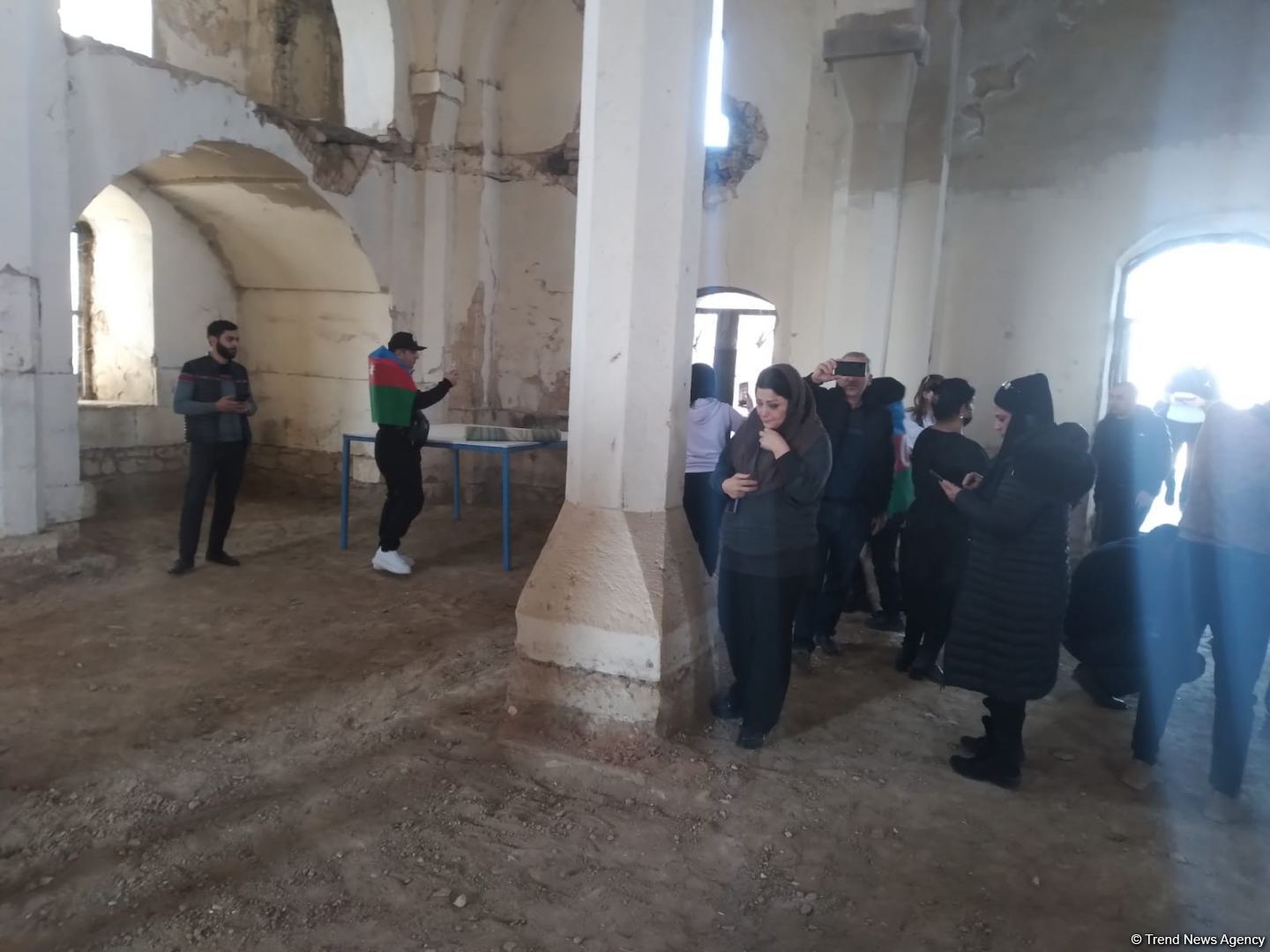 Очередной пассажирский автобус из Баку прибыл в Агдам (ФОТО)