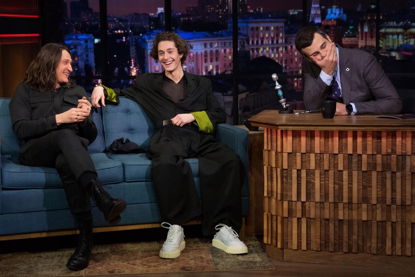 Азербайджанский актер в гостях у Ивана Урганта на Первом канале России (ФОТО/ВИДЕО)