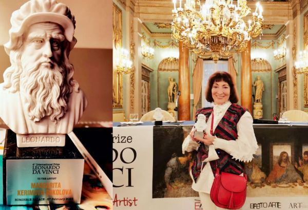 Художница из Азербайджана удостоена международной премии Леонардо да Винчи в столице  Великого Ренессанса (ФОТО)