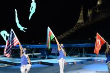 В Баку состоялась торжественная церемония открытия Кубка мира по прыжкам на батуте (ФОТО)