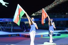 В Баку состоялась торжественная церемония открытия Кубка мира по прыжкам на батуте (ФОТО)