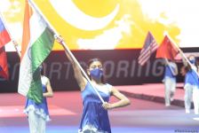 В Баку состоялась торжественная церемония открытия Кубка мира по прыжкам на батуте (ФОТО)