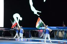 В Баку состоялась торжественная церемония открытия Кубка мира по прыжкам на батуте (ФОТО)