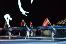 В Баку состоялась торжественная церемония открытия Кубка мира по прыжкам на батуте (ФОТО)