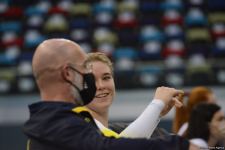 В Баку продолжаются соревнования Кубка мира по прыжкам на батуте (ФОТО)