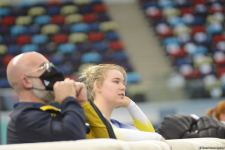 В Баку продолжаются соревнования Кубка мира по прыжкам на батуте (ФОТО)