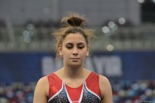 В Баку продолжаются соревнования Кубка мира по прыжкам на батуте (ФОТО)