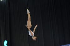 Азербайджанская гимнастка Сельджан Магсудова вышла в финал Кубка мира по прыжкам на батуте в Баку (ФОТО)