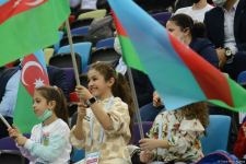 Азербайджанская гимнастка Сельджан Магсудова вышла в финал Кубка мира по прыжкам на батуте в Баку (ФОТО)