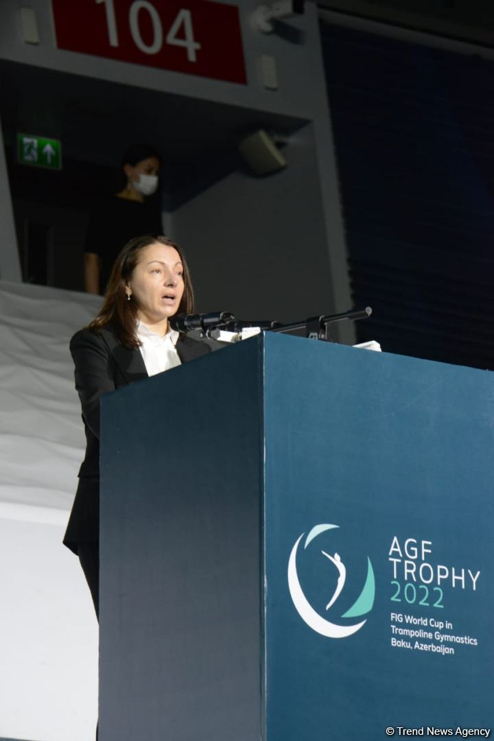 В Баку состоялась торжественная церемония открытия Кубка мира по прыжкам на батуте (ФОТО)