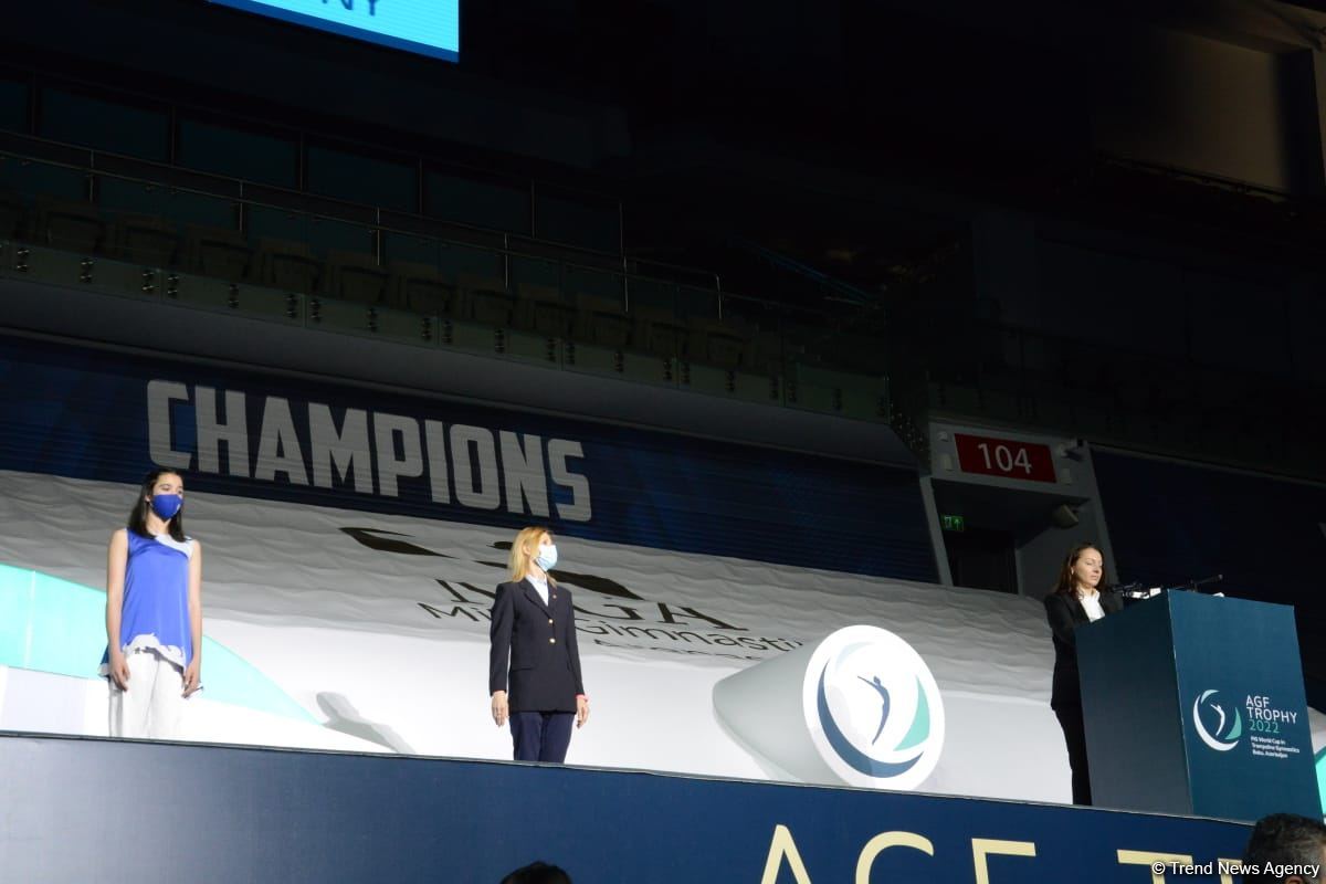 В Баку состоялась торжественная церемония открытия Кубка мира по прыжкам на батуте (ФОТО)