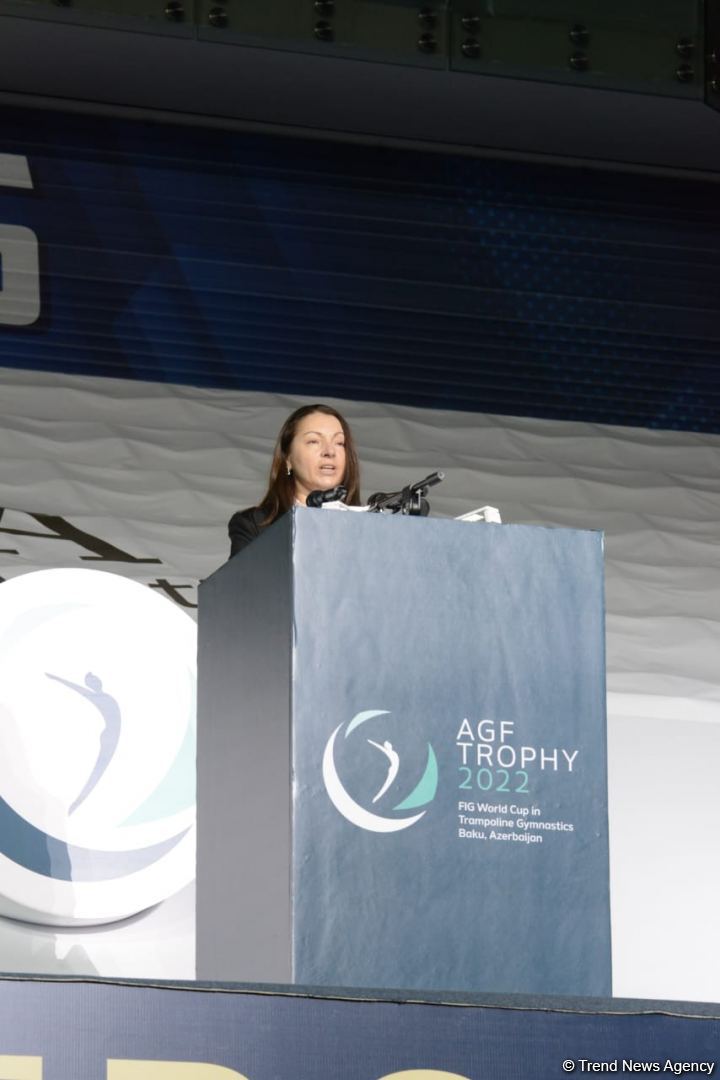 В Баку состоялась торжественная церемония открытия Кубка мира по прыжкам на батуте (ФОТО)