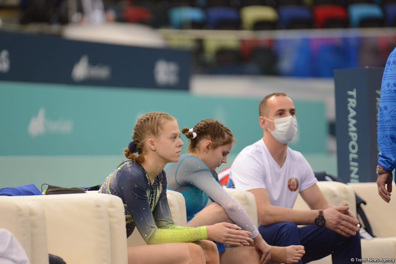 В Баку продолжаются соревнования Кубка мира по прыжкам на батуте (ФОТО)