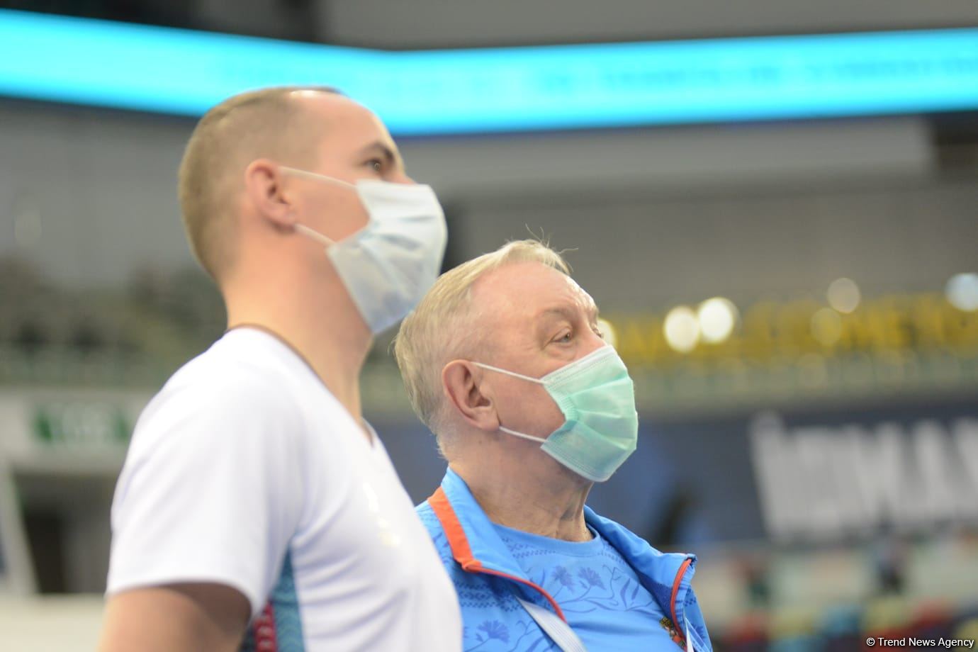 В Баку продолжаются соревнования Кубка мира по прыжкам на батуте (ФОТО)