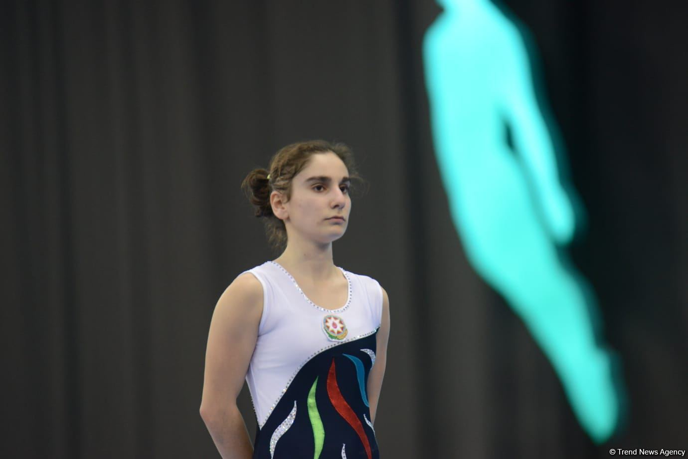 Азербайджанская гимнастка Сельджан Магсудова вышла в финал Кубка мира по прыжкам на батуте в Баку (ФОТО)