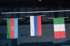 В Баку прошла церемония награждения победителей Кубка мира по прыжкам на батуте в индивидуальной программе (ФОТО)