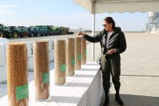 Президент Ильхам Алиев и Первая леди Мехрибан Алиева ознакомились с условиями, созданными в Агджабединском зерновом агропарке (ФОТО/ВИДЕО)