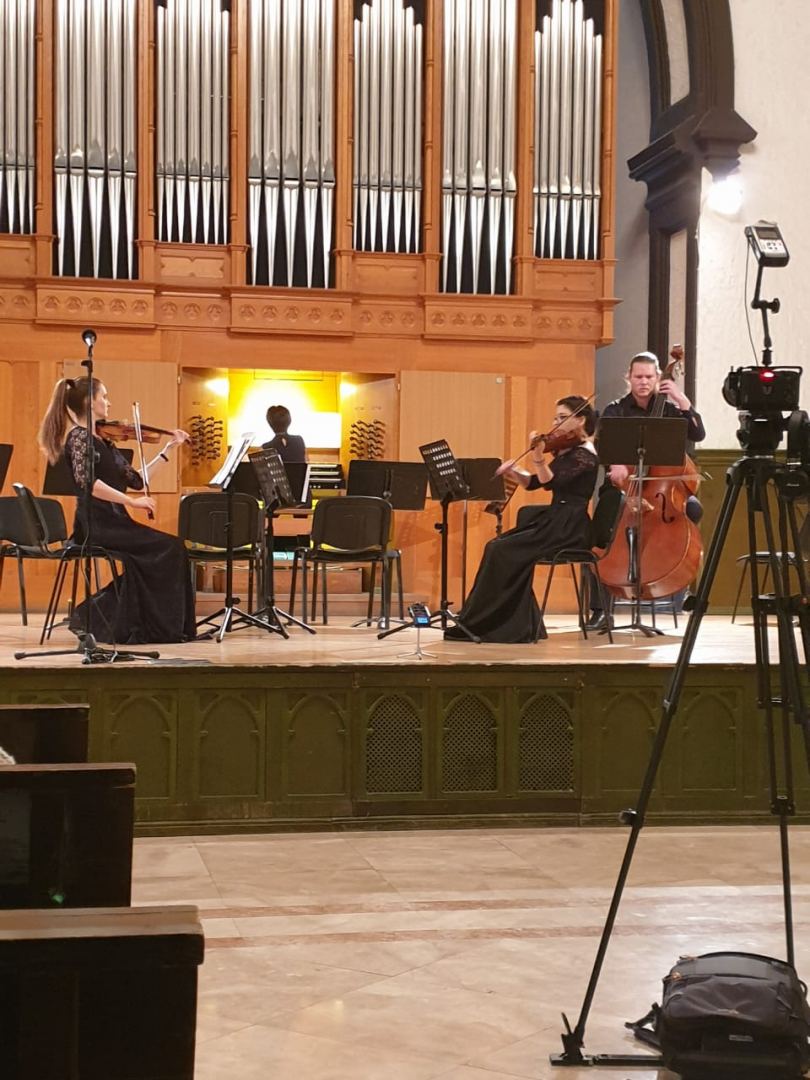 В Баку впервые прозвучали церковные сонаты (ВИДЕО)