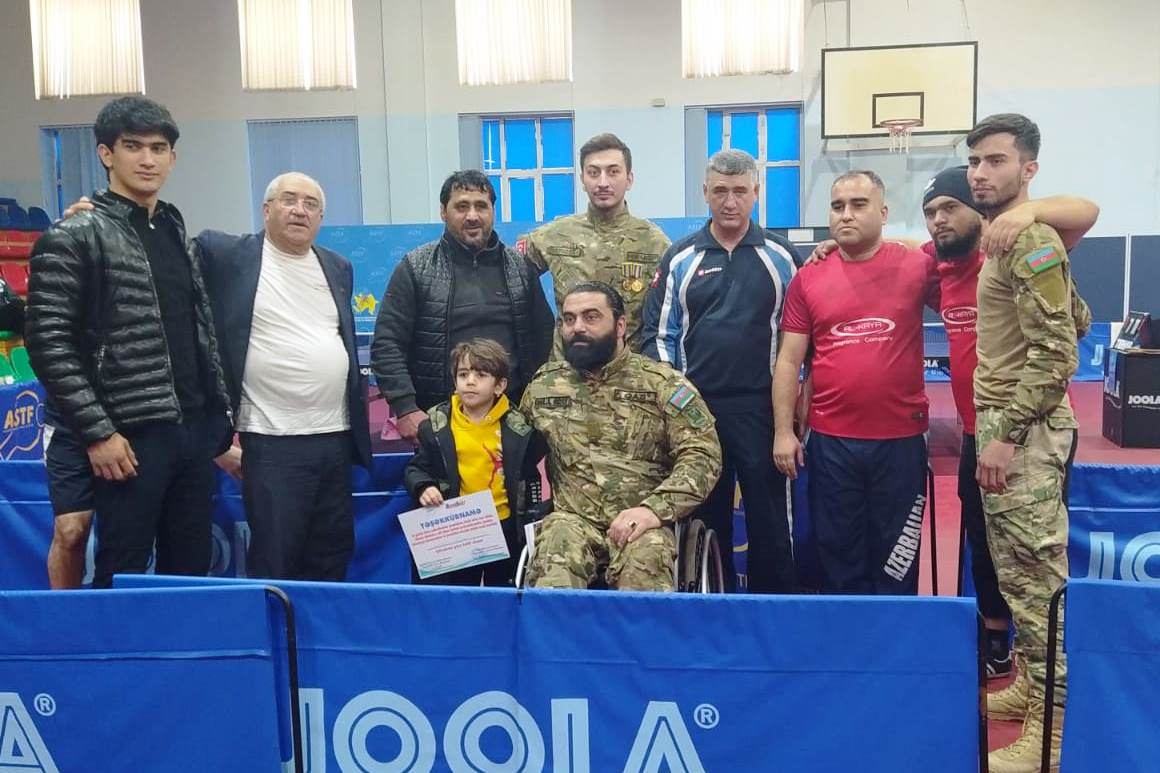 В Баку определились победители турнира по теннису среди ветеранов Карабахской войны, журналистов и медийных личностей (ФОТО)