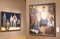 Вице-президент Фонда Гейдара Алиева Лейла Алиева ознакомилась в Москве с выставкой «Произведения из коллекции Третьяковской галереи» (ФОТО)