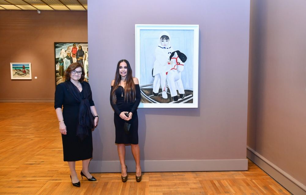 Вице-президент Фонда Гейдара Алиева Лейла Алиева ознакомилась в Москве с выставкой «Произведения из коллекции Третьяковской галереи» (ФОТО)