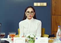 Президент Ильхам Алиев и Первая леди Мехрибан Алиева встретились в ТАСС с руководителями ведущих российских СМИ (ФОТО/ВИДЕО)