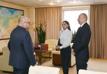 Президент Ильхам Алиев и Первая леди Мехрибан Алиева встретились в ТАСС с руководителями ведущих российских СМИ (ФОТО/ВИДЕО)