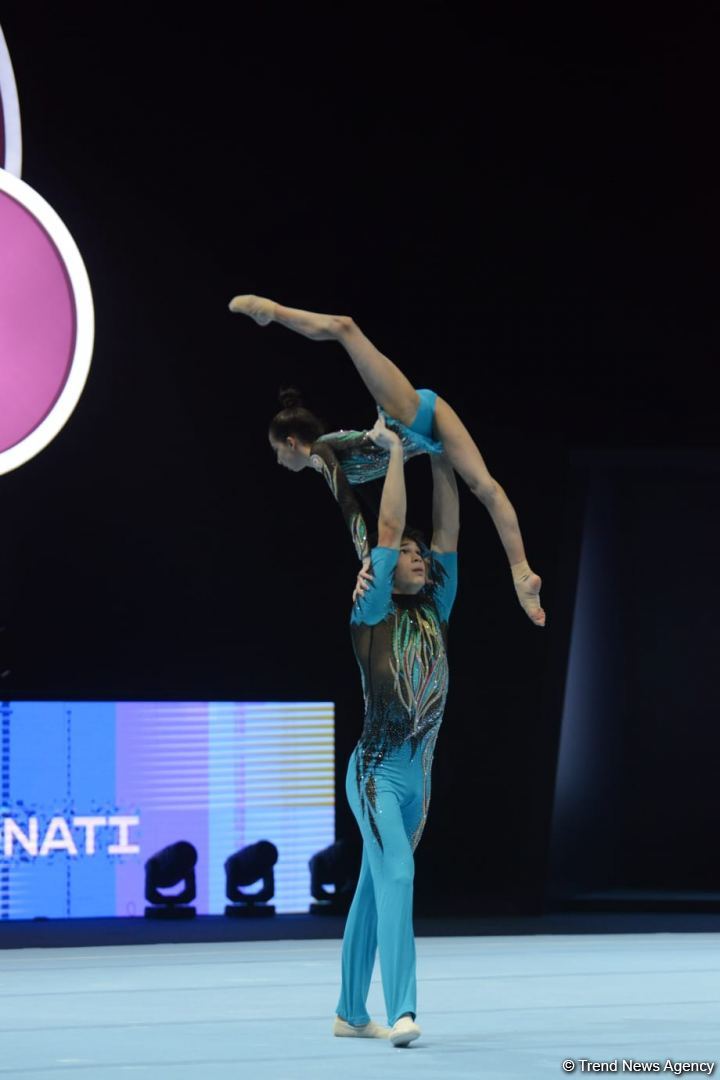 В столице Азербайджана стартовал заключительный день соревнований 27-го Первенства страны и Чемпионата Баку по акробатической гимнастике (ФОТО)