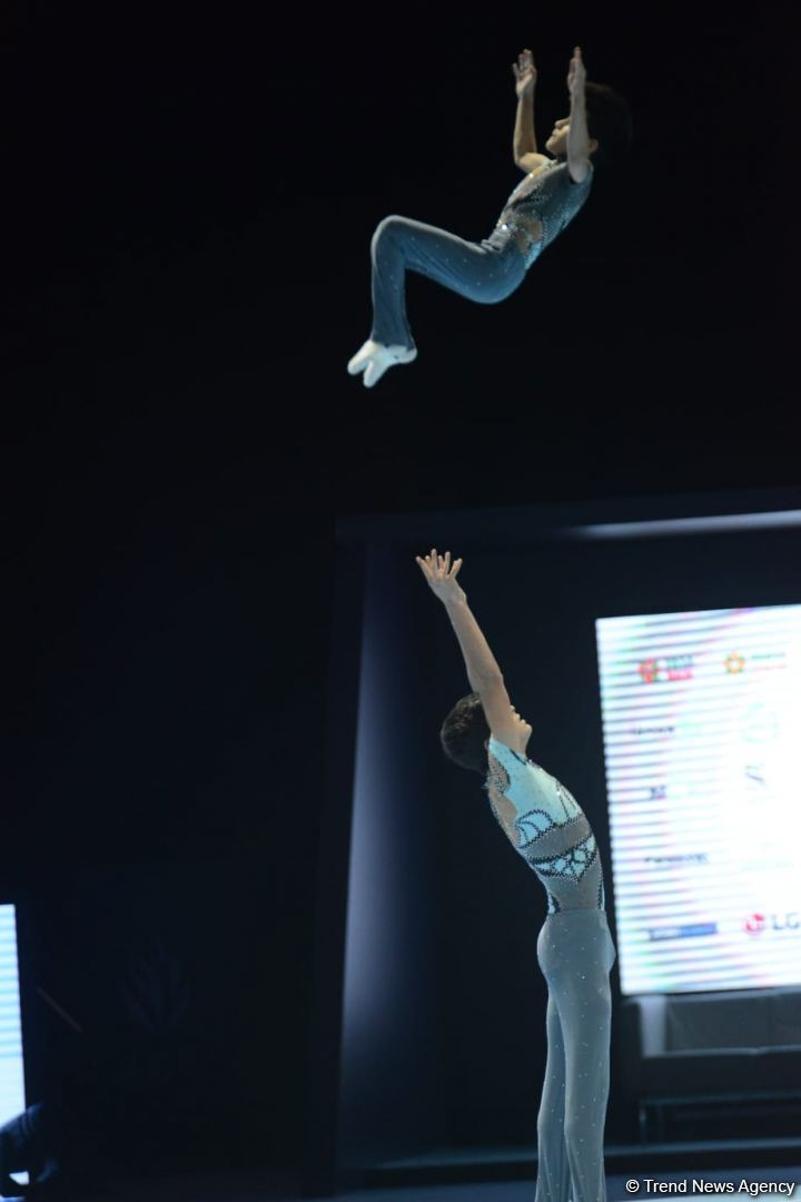 В столице Азербайджана стартовал заключительный день соревнований 27-го Первенства страны и Чемпионата Баку по акробатической гимнастике (ФОТО)