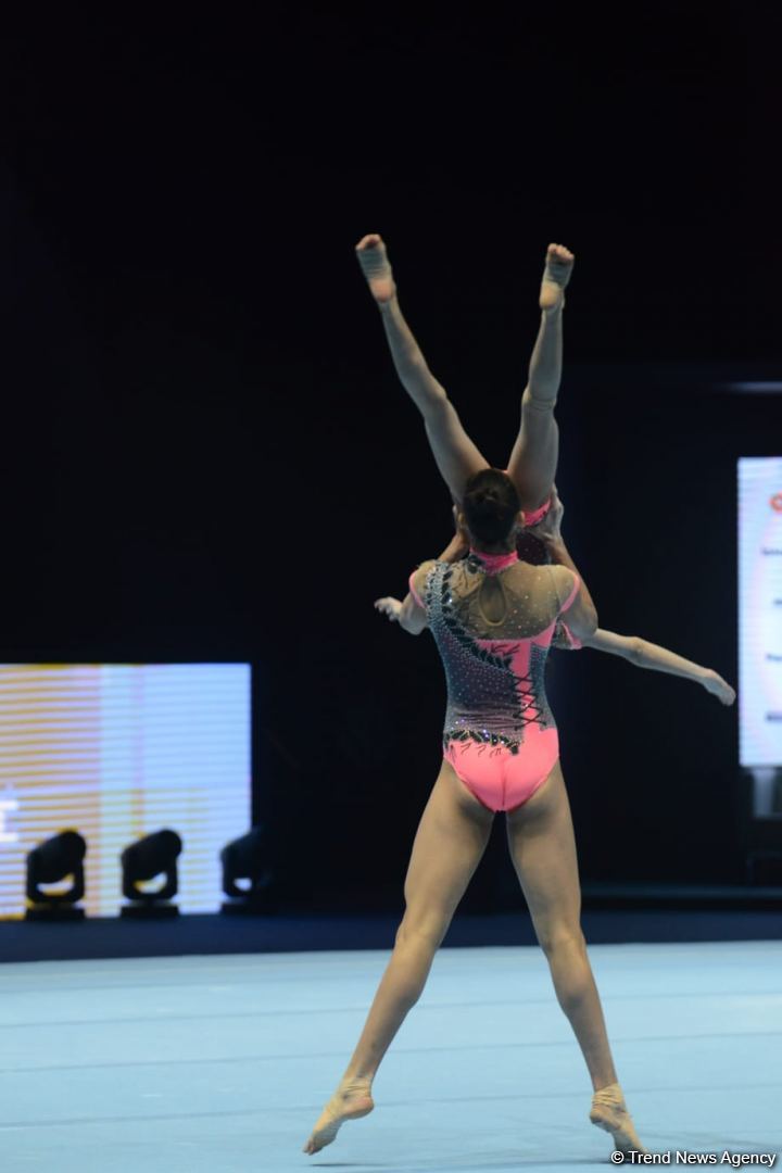 В столице Азербайджана стартовал заключительный день соревнований 27-го Первенства страны и Чемпионата Баку по акробатической гимнастике (ФОТО)