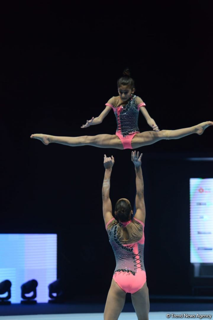 В столице Азербайджана стартовал заключительный день соревнований 27-го Первенства страны и Чемпионата Баку по акробатической гимнастике (ФОТО)